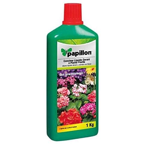 CONCIME LIQUIDO per GERANI E PIANTE FIORITE 1 kg PAPILLON - Foto 2