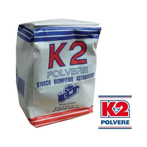 Stucco K2 In Polvere Riempitivo Color Bianco Kg. 5 - Foto 1