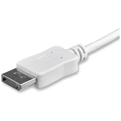 Cavo USB-C a DisplayPort da 1m - 4K 60Hz - Bianco - Cavo USB Tipo-C - Compatible con Thunderbolt 3 - Foto 2