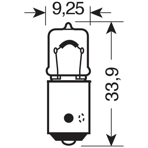 Lampa 12v Ultra Life - H6w - 6w - Bax9s - 2 Pz - Blister - Foto 2