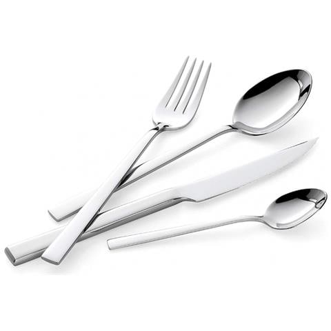 Giada Set Servizio Posate Per 6 Persone 18/10, Acciaio Inossidabile, 24 Pezzi - Foto 2