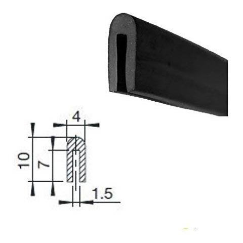 Eutras Protezione Angoli Keder Guarnizione In Gomma Profilo A U, 5â m, Attacco Profilo Fp3001, 1,5â mm, Nero, 1â pezzi, 1973 - Foto 2