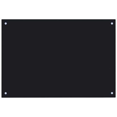 Paraschizzi Per Cucina Nero 90x60 Cm In Vetro Temperato - Foto 1