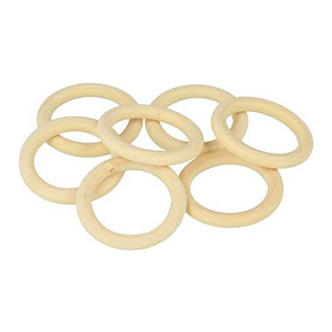 7 Anelli In Legno 30 Mm - Foto 1