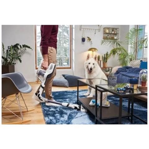 Air Force Flex 560 Scopa Ricaricabile 2 in 1 senza Sacco Colore Bianco / Blu - Foto 4