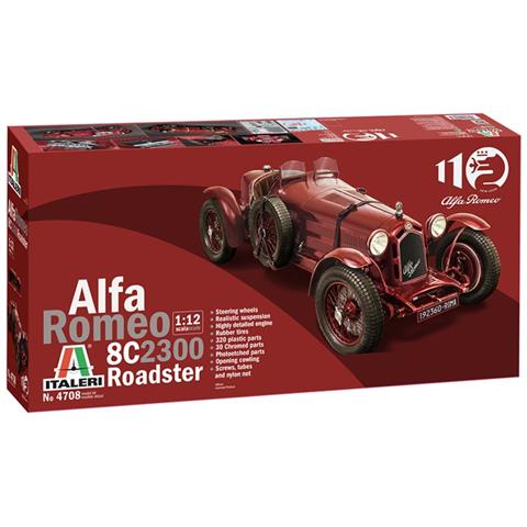 Alfa Romeo 8c 2300 1931-1933 Roadster Kit 1:12 - Foto 1