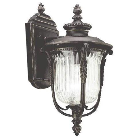 Lanterna Da Parete Piccola Da Esterno 1 Luce Bronzo Lucidato Ip44, E27 - Foto 1