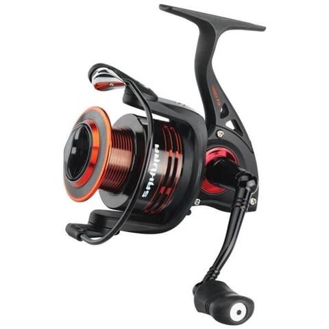 Mulinello Da Spinning Ginaka 4007 Fd (6 + 1) - 185 M / 0.300 Mm - Tmv: 0.80 M - 5.2: 1 - 310 G - Freno: 5 Kg - Bobina Di Ricambio Gr - Foto 1