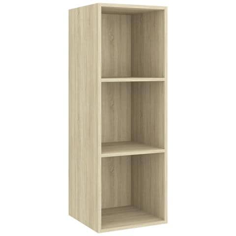 Mobile TV da Parete Rovere Sonoma 37x37x107cm Legno Multistrato - Foto 2