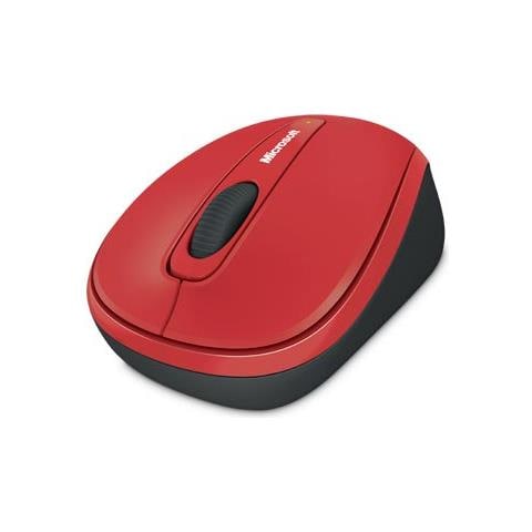 WMM 3500, RF Wireless+USB, Ottico, Travel, Nero, Rosso, Alcalino, AA - Foto 1