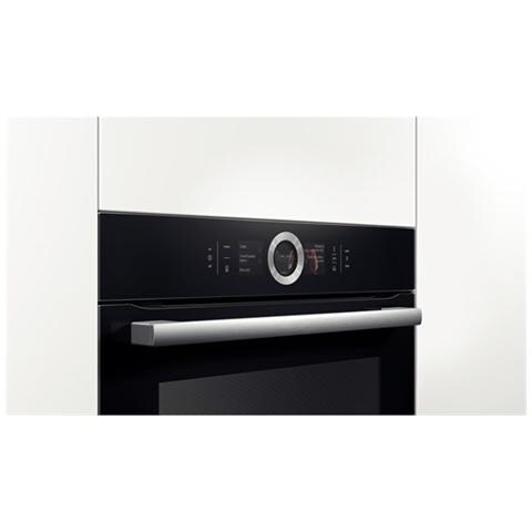 BOSCH - Forno Elettrico da Incasso Serie 8 HSG636BB1 Capacità 71 L  Multifunzione Ventilato Cottura a Vapore Colore Nero - ePRICE