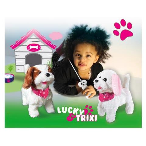 Jamara Lucky Rc Plüschhund Weiß/braun 27mhz (460340) - Foto 2