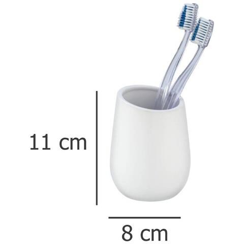 Tazza Per Spazzolino Badi, Bianco, - Foto 4