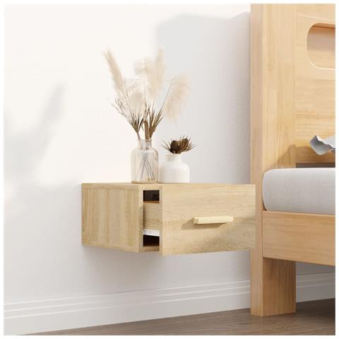 Comodino A Muro Rovere Sonoma 35x35x20 Cm - Foto 8