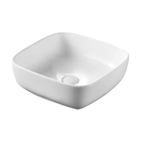 Lavabo Da Appoggio 40x40 Cm Bianco - Foto 1
