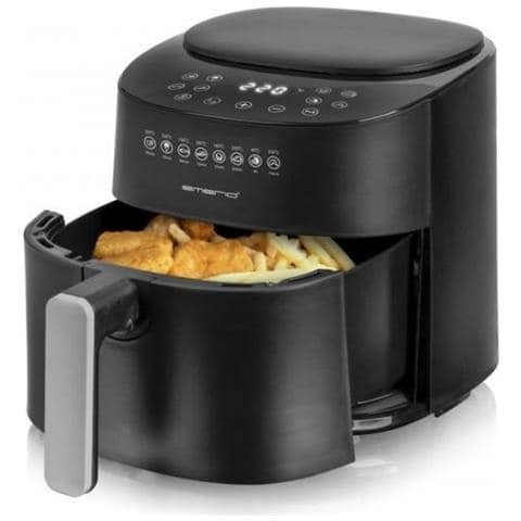 Af-129369 Friggitrice Singolo 4,5 L Indipendente 1300 W Friggitrice Ad Aria Calda Nero - Foto 1