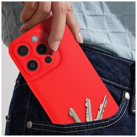 Cover Per Iphone 15 Pro Max Silicone Opaco Fotocamera Protetta - Foto 2