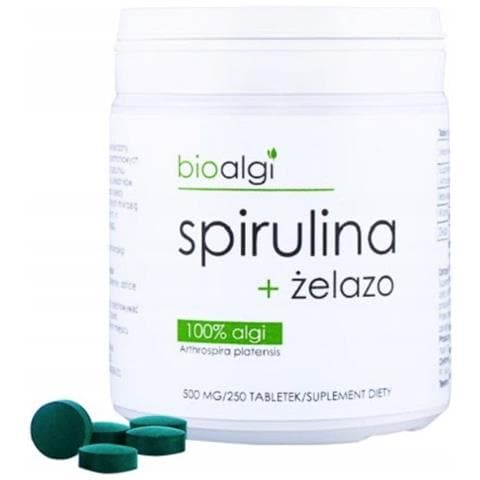 Integratore Alimentare A Base Di Bioalghe Spirulina + Ferro - Compresse Nutrizionali Per Una Carica Di Energia Giornaliera - Foto 1