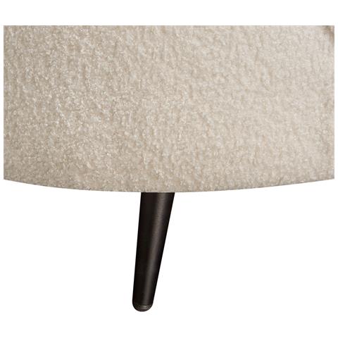 Divano 3 Posti Savar Bouclé Bianco - Foto 15