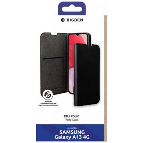 Custodia Per Samsung A13 4g Folio Wallet Portacarte Funzione Stand, Nero - Foto 2