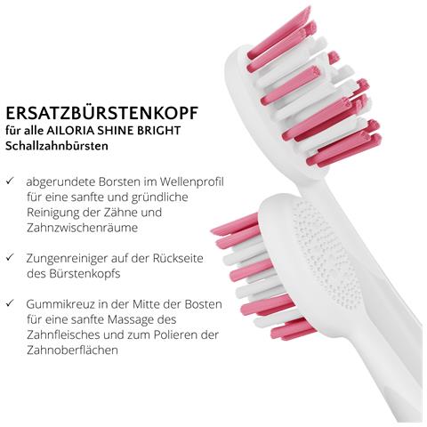 Shine Bright Set Di 6 Testine Di Ricambio Per Spazzole Extra Clean - Foto 3