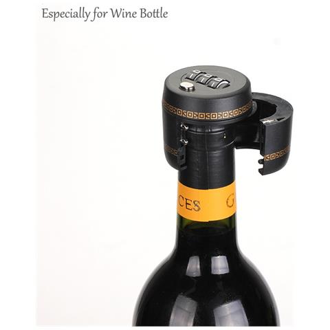 Lucchetto A Combinazione A 3 Cifre Per Bottiglia Di Vino - Foto 2