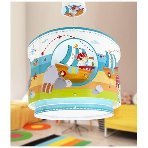 Lampada Da Soffitto Per Bambini Pirates Island L'isola Dei Pirati - Foto 1