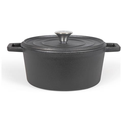 Casseruola Rotonda 24 Cm 4 L Nera - Mep139 - Foto 1
