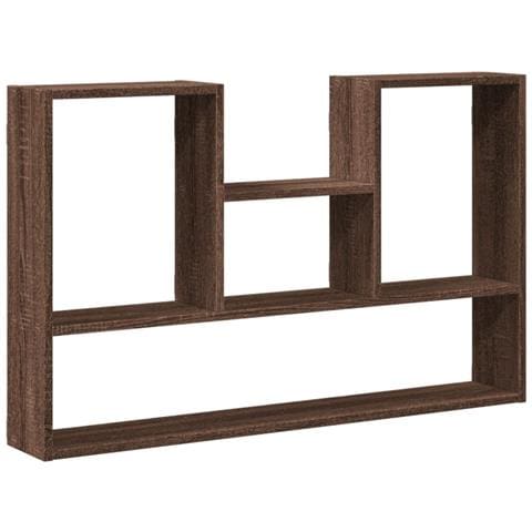 Mensola A Muro Rovere Marrone 99x15x60 Cm In Truciolato - Foto 2