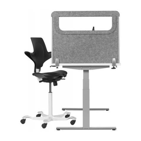 Be Safety Screen Side Acrylic Grigio Chiaro - Foto 3