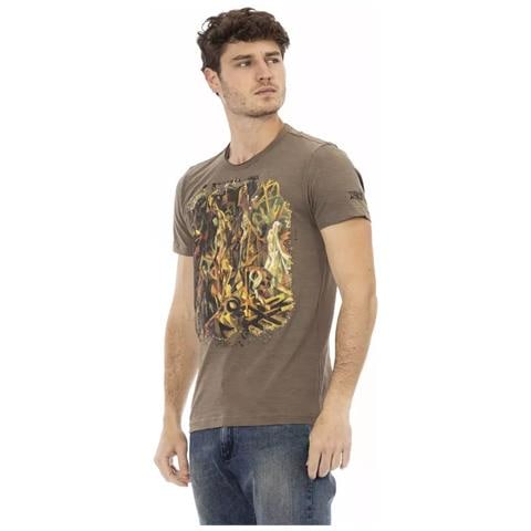 Maglietta In Cotone Marrone - 3xl - Foto 2