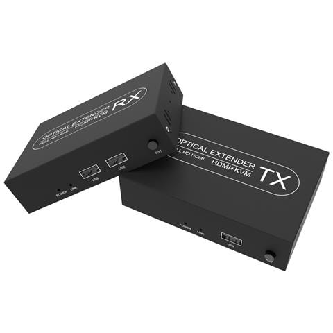 Extender Kvm Hdmi Da 20 Km Su Fibra Ottica - Yz-fib030-tx /rx V0 - Foto 2