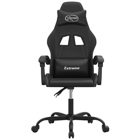 Sedia da Gaming Nera in Similpelle - Foto 2