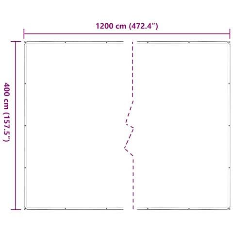 Telone Trasparente con Occhielli 4x12 m in Polietilene - Foto 2