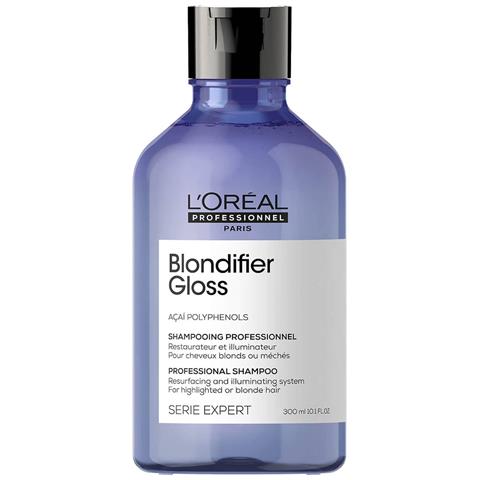 L'oreal Professionnel, Serie Expert Blondifier Gloss, Polifenoli Di Acai, Shampoo Per Capelli, Risistemazione E Illuminazione, 300 Ml - Foto 2