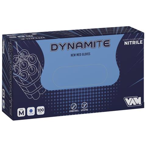Box 100 Guanti Dynamite Nitrile Nero Taglia M - Foto 2