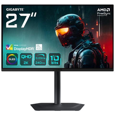 Monitor 27" OLED Gaming MO27Q2 EK Quad HD 2560 x 1440 Pixel Tempo di Risposta 0,03 msFrequenza di Aggiornamento 240 (Hz) - Foto 1