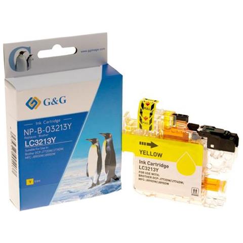 Cartuccia Inkjet Giallo BR LC-3213Y Capacità 400 Pagine - Foto 1