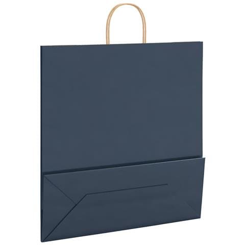 Sacchetti di Carta 250 pz con Manici Blu 45x17x48 cm - Foto 9
