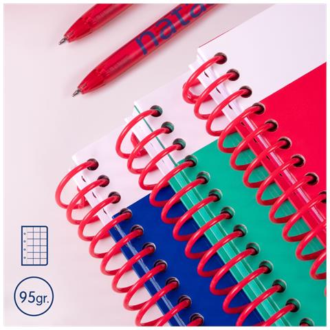 57043E80P quaderno per scrivere A4 80 fogli Rosa, Bianco - Foto 5