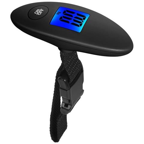 Bilancia Portatile Ovale Con Retroilluminazione (40kg/10g) Per Valigie E Bagagli - Foto 1