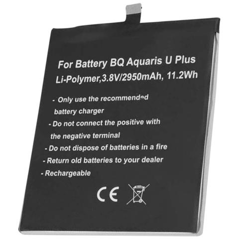 Batteria Li-polimero 3,8v Per Smartphone Bq Aquaris U 2950mah - Foto 1