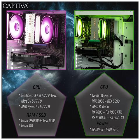 93544 PC /stazione di lavoro AMD Ryzen™ 7 5700X 32 GB DDR4-SDRAM 1 TB SSD NVIDIA GeForce RTX 5060 Bianco - Foto 6