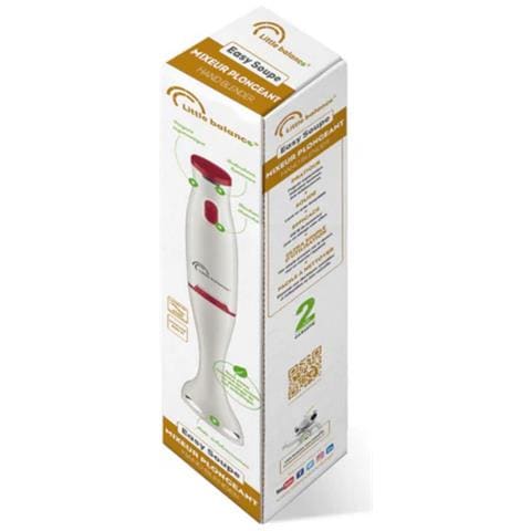 Frullatore A Immersione Da 400 W, Bianco E Rosso - 8703 - Foto 4