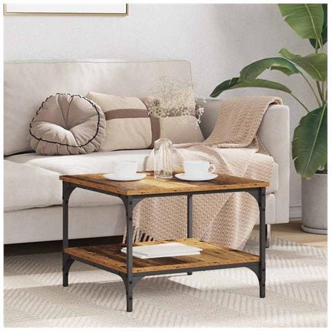 Tavolino da salotto Legno vecchio 55 x 55 x 40 cm - Foto 2