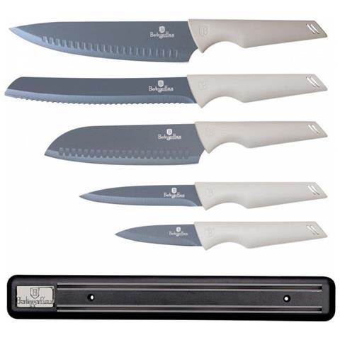 BH-2839 Set di 5 coltelli da cucina con striscia magnetica - Foto 1