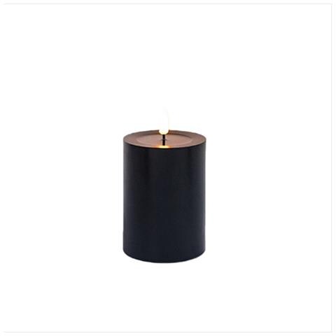 Candela Elettronica A Led Serie Magic Black (7.5cm Diametro, 10cm Altezza) - Senza Fiamma E A Batteria - Foto 1