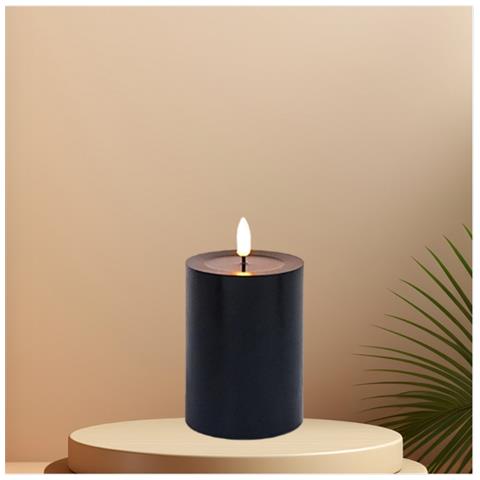 Candela Elettronica A Led Serie Magic Black (7.5cm Diametro, 10cm Altezza) - Senza Fiamma E A Batteria - Foto 2