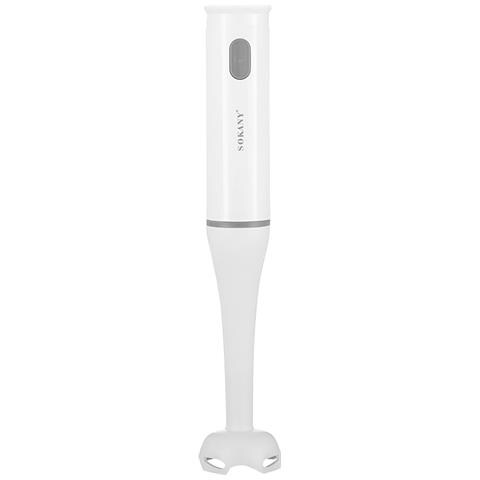 Frullatore A Immersione 200 W Con Lama In Acciaio Inossidabile A 2 Strati, Bianco - Foto 1