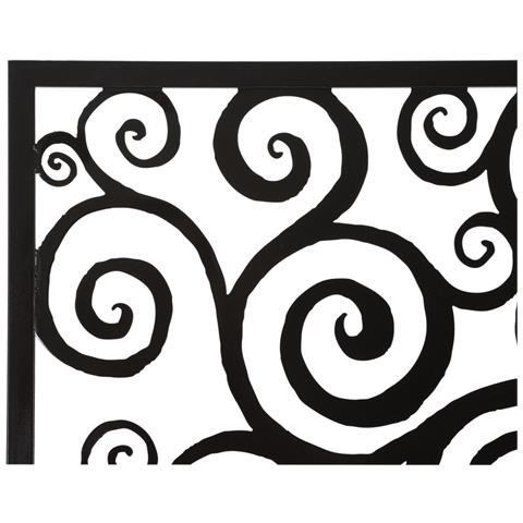 Decorazione In Metallo Albero 1-nero-metallo-100x1x100 Cm - Foto 2